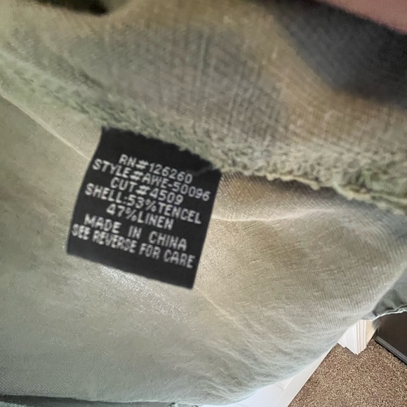 Velvet Heart Olive Sandy Shacket long shirt/dress. Size Small - Picture 4 of 4